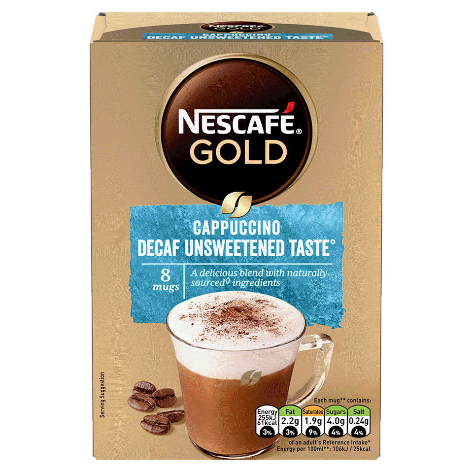 NESCAF Gold Cappccino Decaf Unsweetened Nescaf Malta